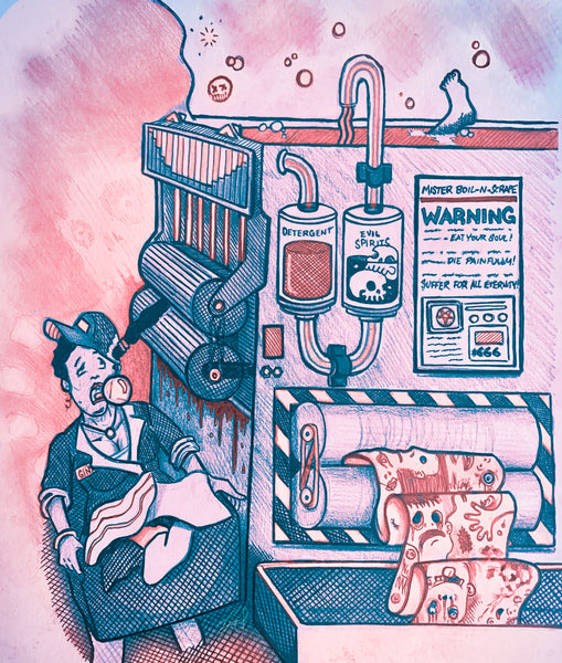 Mister Boil-n-Scrape (Inktober)